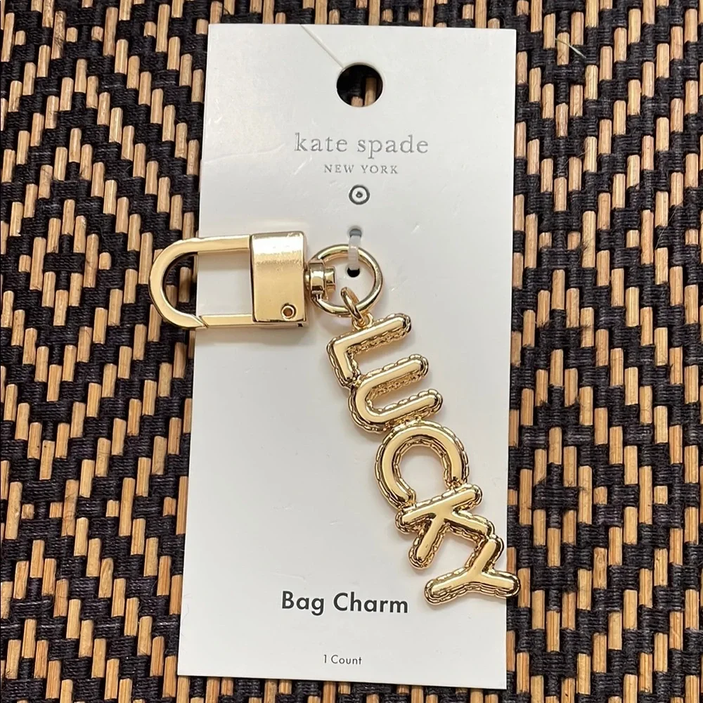 Lucky Bag Charm Keychain - kate spade new york x Target Gold